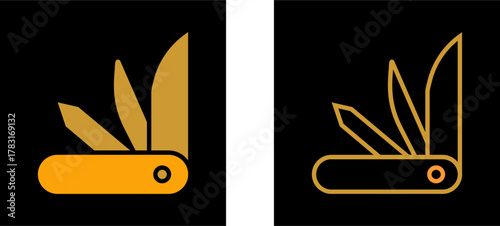 Swiss Army Knife Vector Icon