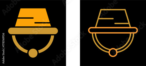 Camping Hat Vector Icon