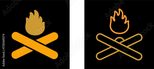Bonfire Vector Icon