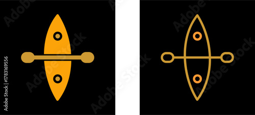 Kayak Vector Icon