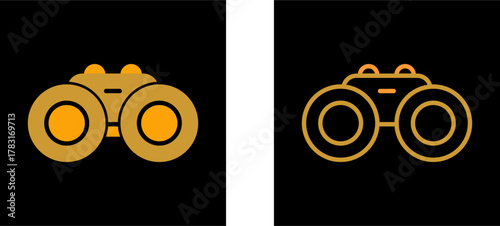 Binocular Vector Icon