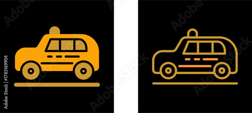 Cab Vector Icon