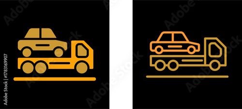 Trailer Vector Icon