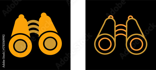 Binoculars Vector Icon