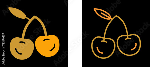 Cherries Vector Icon