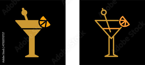 Martini Vector Icon