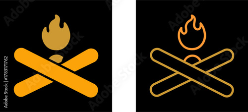 Bonfire Vector Icon