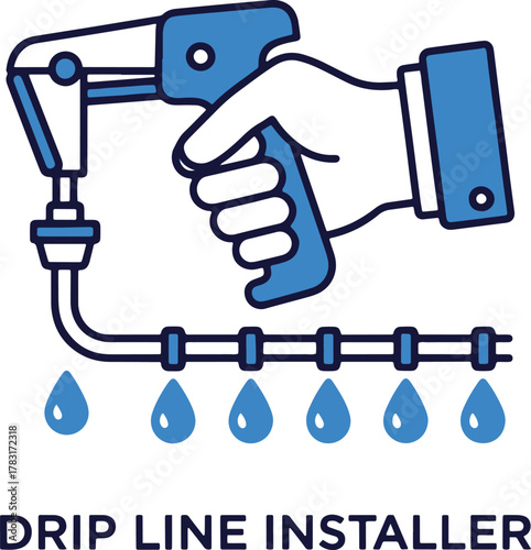 Modern blue combine harvester icon for agricultural business, perfect for farming technology promotions and rural lifestyle campaigns, showcasing innovation in harvesting equipment