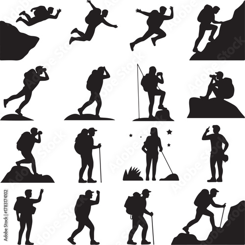 Human Silhouette Motion and Activity Poses Collection