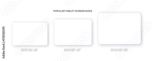 Tablets with white screens