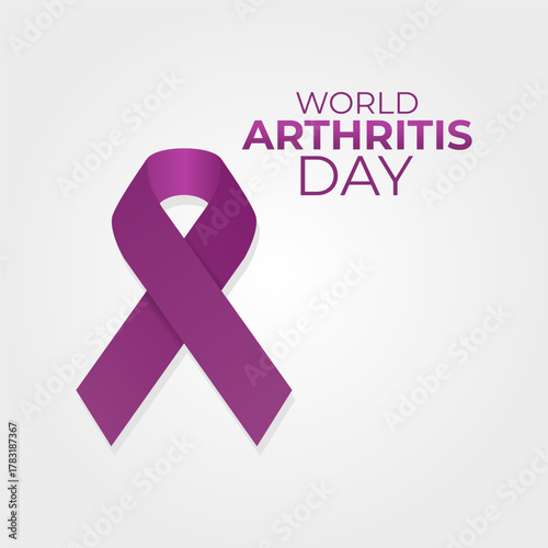 Vector graphic of World Arthritis Day for World Arthritis Day celebration.