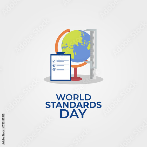 Vector graphic of World Standards Day for World Standards Day celebration.