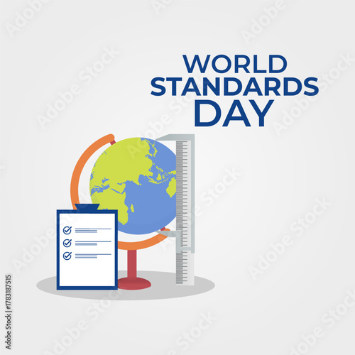 Vector graphic of World Standards Day for World Standards Day celebration.
