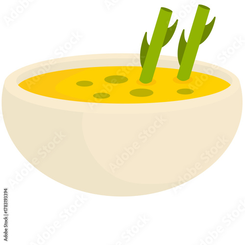 Vector Bowls of Global Cuisine Diverse Soup Food Dishes