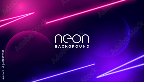 purple and pink gradient tube background with sphere and smoke effect