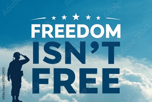 Show your gratitude for veterans with this powerful Freedom Isn't Free image for Memorial Day