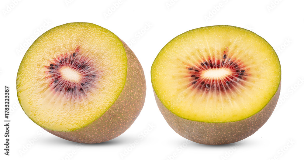 Fototapeta premium red kiwi isolated on transparent png