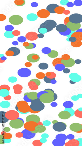 Abstract organic liquid flowing forms with vibrant color gradients