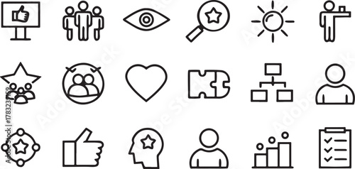 Abstract geometric composition with bold color accents