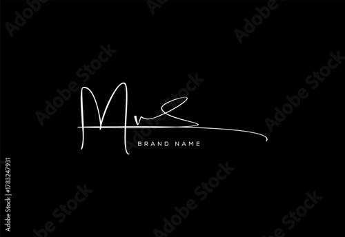 MV letter beauty cursive handwriting logo. vector logo| abstract logo| minimalist logo| brand identity| calligraphy design.