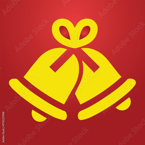 Images of Christmas, Bells, Red