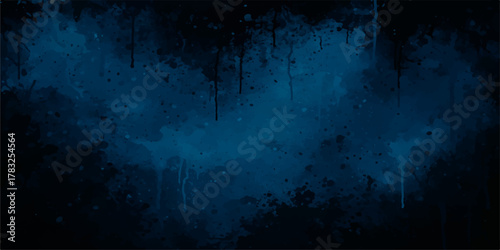 Dark blue abstract grunge background texture with a vintage, dirty, and textured pattern for art and design backdrops