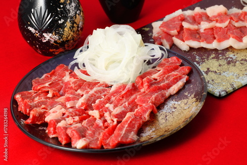 Naklejka 熊本産馬刺し