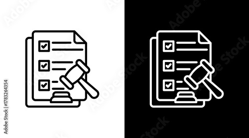 Data Compliance With Icon Set Design