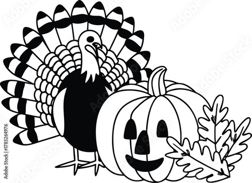 Hand drawn crescent moon with drops in a natural laurel wreath