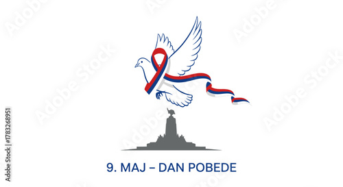 Dove of Victory: A Symbol of Peace and Remembrance.