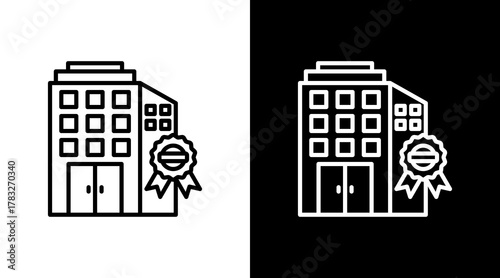 Corporate Brand With Icon Set Design