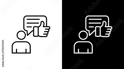 Employee Feedback With Icon Set Design
