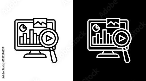 Media Monitoring With Icon Set Design