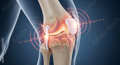 Knee Pain Illustration - Understanding Causes and Treatment Options.