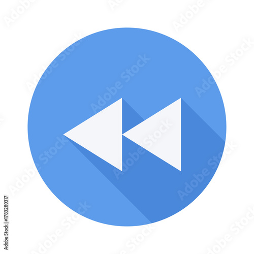 Flat Design Rewind Media Player Icon Free Download Flat Design Rewind Media Player Icon - GFXLoad