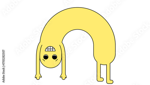 3D illustration of a golden metal key concept object on a white background