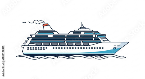 Cruise ship vacation travel destination luxury ocean liner sea voyage tourism holiday adventure getaway trip