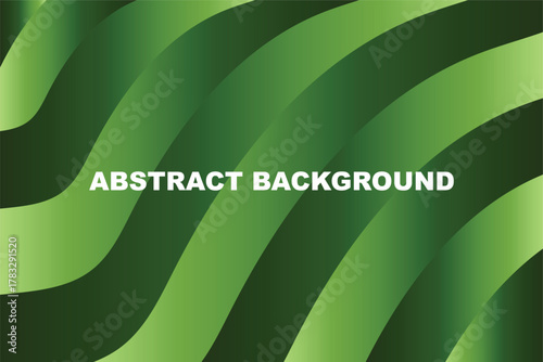 A dynamic and flowing abstract background featuring a gradient of lush green wavy stripes and organic curves, creating a modern and vibrant visual texture ideal for digital designs, presentations, and