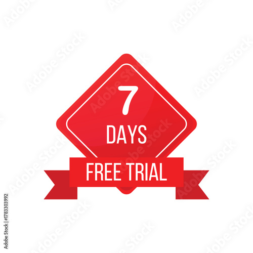 7 days free trial vector design