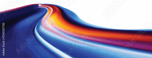 Abstrato fundo colorido com linhas curvas e gradientes vibrantes, ideal para design gráfico e projetos criativos.