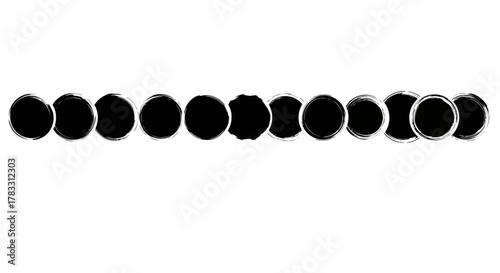 Lunar Cycle Illustration Exploring the Phases of the Moon's Journey