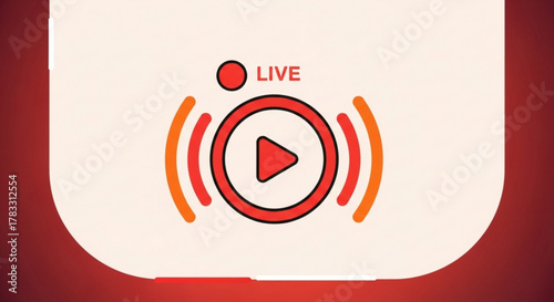 Watch live stream video online broadcast now playing play button streaming event webinar tutorial presentation