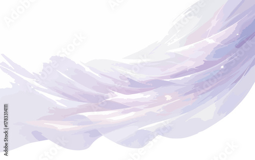 Fundo abstrato de pinceladas leves em tons pastéis de lilás e branco, ideal para design elegante.