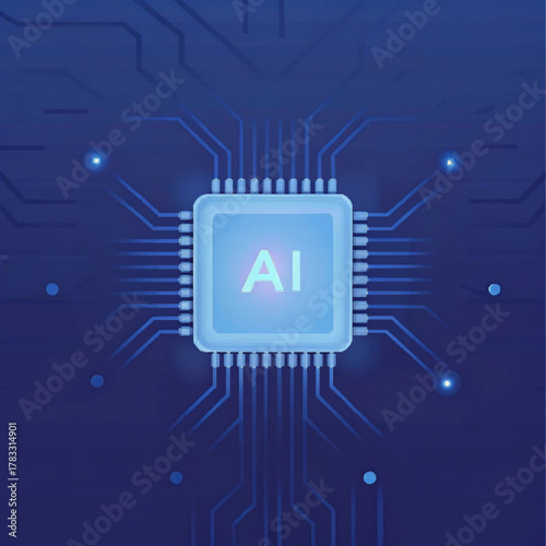 A 3D render illustrating a futuristic CPU or microchip secured on an electronic surface. The chip is enclosed within a transparent, protective dome or shield