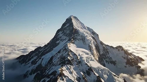 Snow covered mountains