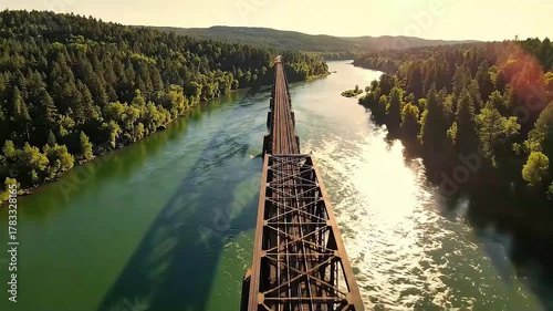 Dam on the river
