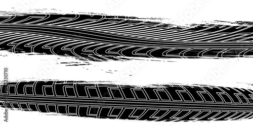 car tire isolated track printing design vector texture