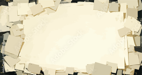 Un'illustrazione vettoriale di sfondo con un'estetica astratta e minimalista, ideale per progetti creativi che richiedono un tocco di originalità e semplicità.