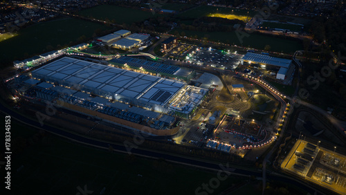 Data center under construction at Waltham Cross, England.