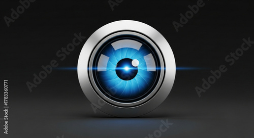 Eye security camera surveillance system cctv lens technology digital vision monitoring safety protection